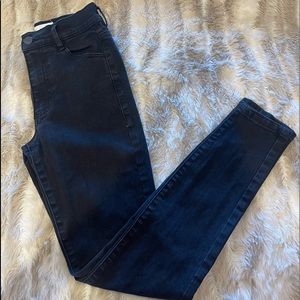 Black Garage high rise skinny jeans